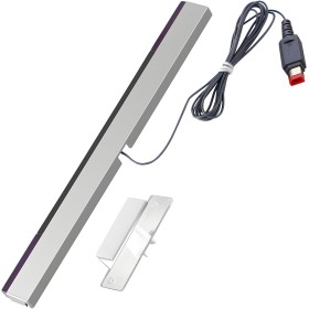 Barra de Sensor Infrarrojos para Will, Barra Sensores para Wii U, Barras Sensoras Consola para Nintendo Wii y Wii U, con 2M