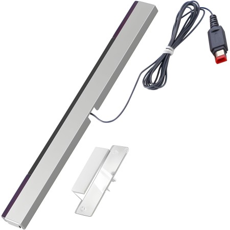 Barra de Sensor Infrarrojos para Will, Barra Sensores para Wii U, Barras Sensoras Consola para Nintendo Wii y Wii U, con 2M
