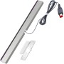 Barra de Sensor Infrarrojos para Will, Barra Sensores para Wii U, Barras Sensoras Consola para Nintendo Wii y Wii U, con 2M