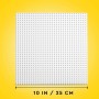 LEGO Classic White Base 32x32 Cleats, Building and Expansion Board Plate, Construction Toy for Boys and Girls 1 Year Old and Up
