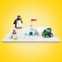 LEGO Classic White Base 32x32 Cleats, Building and Expansion Board Plate, Construction Toy for Boys and Girls 1 Year Old and Up