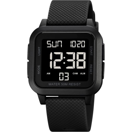 Forrader Mens Sport Digital Watches, Waterproof Outdoor Sport Watch with Alarm/Countdown Timer/Dual Time/Stopwatch/12/24H Wrist