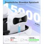 Correa de cabeza ajustable compatible con Meta Quest 3/Quest 2 con batería de 7500 mAh, correa para la cabeza para Meta Quest 3