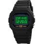 Nicoone Reloj Digital para Hombre, con Retroiluminación, Impermeable, Resistente a Los Golpes, con Alarma, Cronómetro, Cuenta