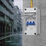 Szaboviktoria Caja Estanca Exterior Electrica Con 3 Módulos, Caja Electrica Exterior, Cuadro Electrico Superficie, Caja Cuadro