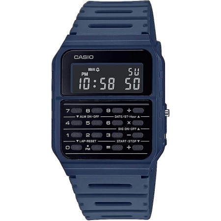Casio Collection Retro Mens Digital Watch with Plastic Strap CA-53WF