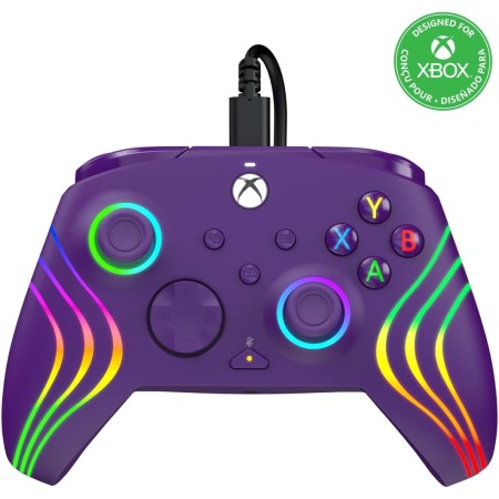 PDP Mando con cable Afterglow para Xbox y Series X/S Azul (Prismatic)