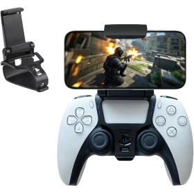 Accesorio Clip de Juego Compatible con Mandos, compatible con PS5, Soporte para Teléfono para compatible con Controlador PS5