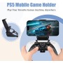 Accesorio Clip de Juego Compatible con Mandos, compatible con PS5, Soporte para Teléfono para compatible con Controlador PS5