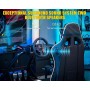 GTPLAYER Simulator Cockpit, sim Racing Cockpit, Soporte para Volante con Altavoces, Compatible con Varios Modelos de Volante y