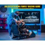 GTPLAYER Simulator Cockpit, sim Racing Cockpit, Soporte para Volante con Altavoces, Compatible con Varios Modelos de Volante y