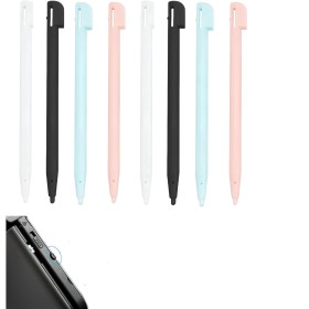 Lápiz DS,8 lápices táctiles para NDS, 3DS Lite, DSL, NDSL, accesorios de juego precisos y duraderos en 4 colores (negro, blanco,