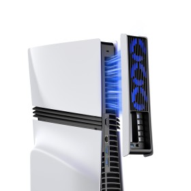Ventilador de KIWIHOME para PS5 Pro, Velocidad Ajustable y Encendido/Apagado Automático, Accesorio de Refrigeración Silencioso