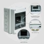 Caja de distribución de superficie IP65, 5 vías, montaje en superficie, 1 fila para 5 módulos