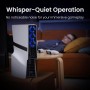Ventilador de KIWIHOME para PS5 Pro, Velocidad Ajustable y Encendido/Apagado Automático, Accesorio de Refrigeración Silencioso