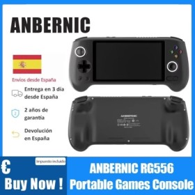 ANBERNIC-consola de juegos portátil RG556, reproductor de videojuegos 