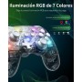 PALPOW Hall Effect Mando Switch Inalambrico Compatible con OLED/Lite, RGB Mando Pro Switch con Joysticks, Gamepad Portátil para