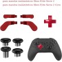 Paletas de Control Elite 9 en 1 para Xbox Elite 2 Core, palancas de Control, D-Pads de reemplazo (Rojo)