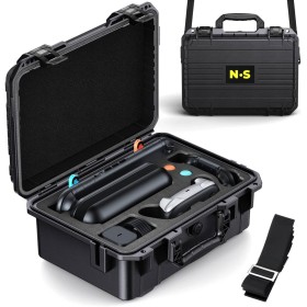 FYOUNG Funda de transporte ultra rígida para consola Nintendo Switch 2/Switch 1/OLED y controlador, almacenamiento de viaje todo