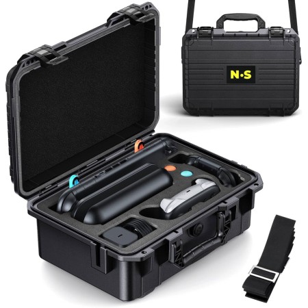 FYOUNG Funda de transporte ultra rígida para consola Nintendo Switch 2/Switch 1/OLED y controlador, almacenamiento de viaje todo