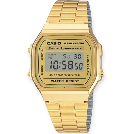 UBOON A168WG-9A es un Reloj de Pulsera Digital clásico, Conocido por su diseño Retro y Durabilidad.