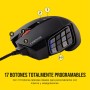 Corsair SCIMITAR RGB ELITE Ratón con Cable para Juegos MOBA/MMO - 18.000 PPP - 17 Botones Programables - Compatible con iCUE -
