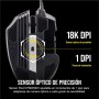 Corsair SCIMITAR RGB ELITE Ratón con Cable para Juegos MOBA/MMO - 18.000 PPP - 17 Botones Programables - Compatible con iCUE -