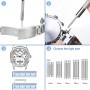JOREST Herramienta Cambiar Pilas Reloj, Destornillador Relojero, Kit Herramientas Relojero, Herramienta Abrir Relojes, Cambiar