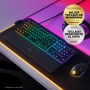 SteelSeries Apex 3 - Teclado Gaming - Iluminación RGB de 10 zonas - Resistencia al agua IP32 - Reposamuñecas magnético superior
