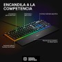 SteelSeries Apex 3 - Teclado Gaming - Iluminación RGB de 10 zonas - Resistencia al agua IP32 - Reposamuñecas magnético superior