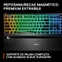SteelSeries Apex 3 - Teclado Gaming - Iluminación RGB de 10 zonas - Resistencia al agua IP32 - Reposamuñecas magnético superior
