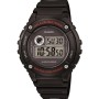 CASIO Reloj con Movimiento Cuarzo japonés W-216H-1A