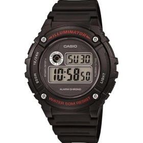 CASIO Reloj con Movimiento Cuarzo japonés W-216H-1A