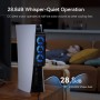 Accesorios de Refrigeración para PS5, Ventilador de Refrigeración KIWIHOME PS5 con LED, Velocidad Automática, Concentradores