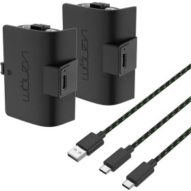 Venom Paquete doble de baterías recargables de alta capacidad de 1100 mAh, color negro (Xbox Series X y S/Xbox One)
