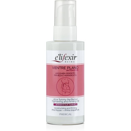 Elifexir | Aceite Vientre Plano Intensive | Remodela, Drena, Tonifica y Reafirma el Abdomen | Con PINK PEPPER y Pomelo Blanco |