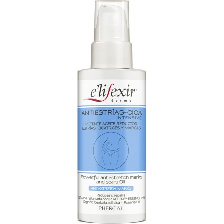 Elifexir | Aceite Antiestrías CICA Intensive | Reduce y Repara Estrías y Cicatrices | Piel más Suave y Elástica | Con Centella