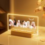 Greatminer Regalo Personalizado Mama - Regalo Día de la Madre, Marco de Fotos Mamá, Base con Iluminación Opcional, Regalos
