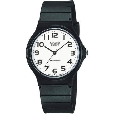 Casio MQ24-7B2 - Correa de Resina Negra para Hombre