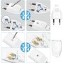 SGQTGIMU 4 Piezas DIY Clavija Enchufe Macho y enchufe Hembra, 2+2 Conjunto Europeo Enchufe Plano (2.5A/250V) para