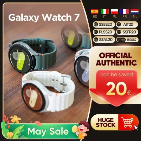 Samsung Galaxy Watch 7 40/44mm 2GB RAM + 32GB ROM 300mAh batería 1,3 '