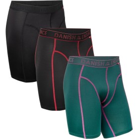 DANISH ENDURANCE Men's Sports Boxer Shorts, Fitted and Breathable, Pack of 3 - Men's Sports Clothing, Underwear