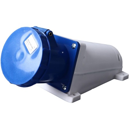 Conector Industrial Conexión Estable a Prueba de Agua Enchufe de alimentación Macho Hembra 3 Pines 63A 220‑250V (BEM-033)