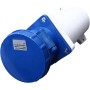 Conector Industrial Conexión Estable a Prueba de Agua Enchufe de alimentación Macho Hembra 3 Pines 63A 220‑250V (BEM-033)