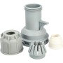 Jandei - Enchufe Base Conector de Potencia, Toma industrial 4P+E 6H 240-415 Vac IP44 (Hembra Aéreo 32A)