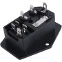 Huudngeje 3 Pin IEC320 C14 Enchufe de Modulo de Entrada Interruptor Fusible Macho Enchufe de Corriente 10A 250V