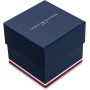 Tommy Hilfiger Reloj Analógico Multifuncional de Cuarzo para Hombres con Correa de Silicona, Acero Inoxidable o Cuero,