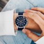 Tommy Hilfiger Reloj Analógico de Cuarzo Multifunción para Hombre con Correa en Acero Inoxidable o en Silicona