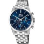 Lotus Reloj Hombre 18989/2 Chrono Caja de Acero Inoxidable 316l Plateado Correa de Acero Inoxidable 316l Plateado