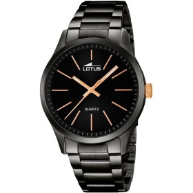 Lotus Reloj Hombre 18162/2 Minimalist Caja de Acero Inoxidable 316l Negro Correa de Acero Inoxidable 316l Negro